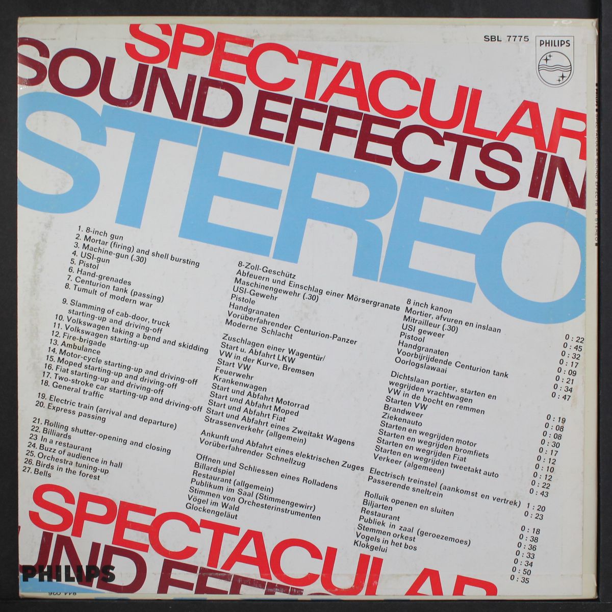 spectacular sound effects in stereo by SOUND EFFECTS
