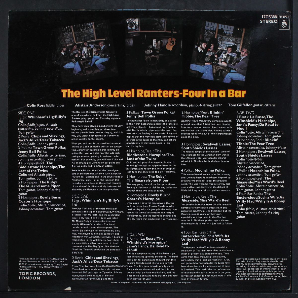 four in a bar by HIGH LEVEL RANTERS