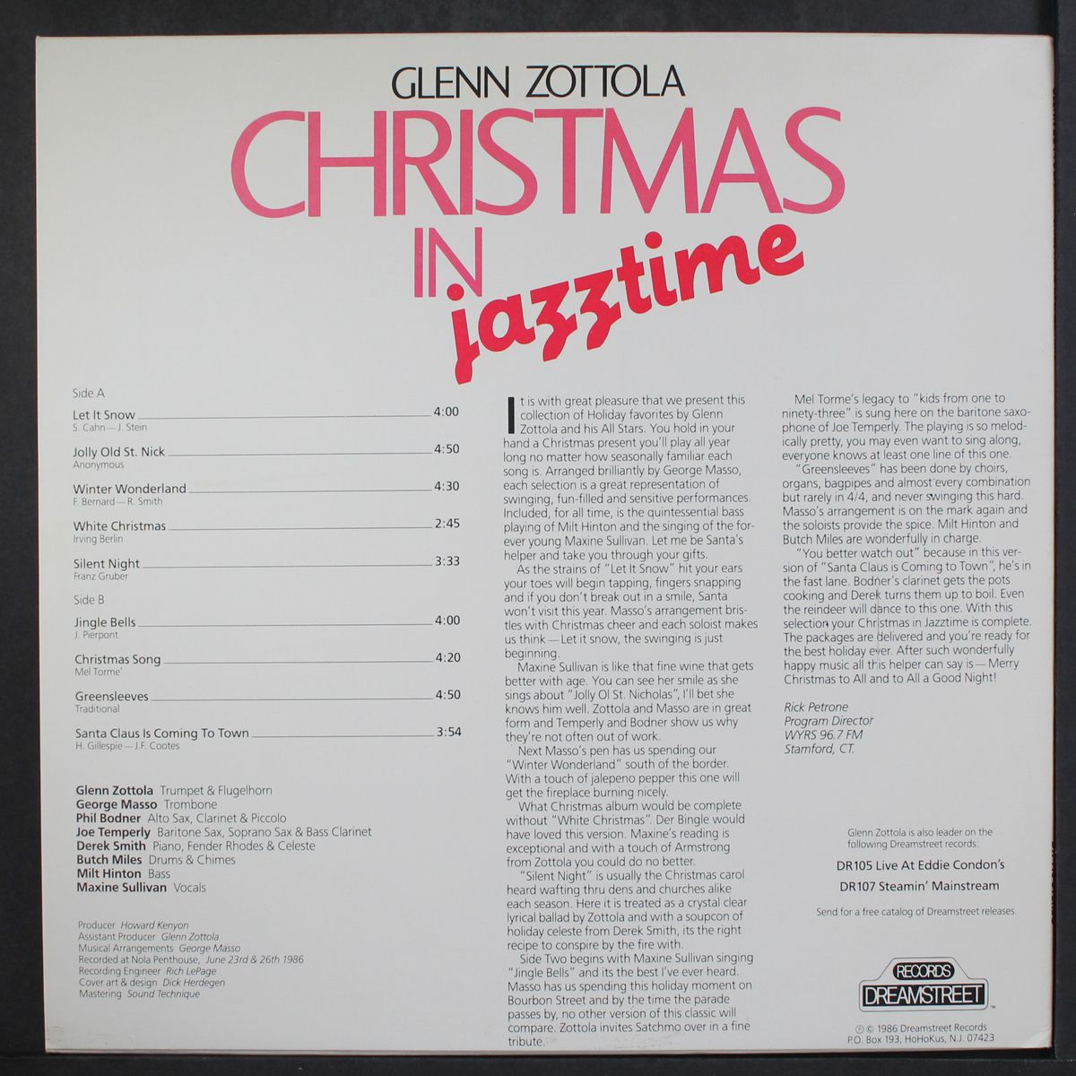 christmas in jazztime by GLENN ZOTTOLA