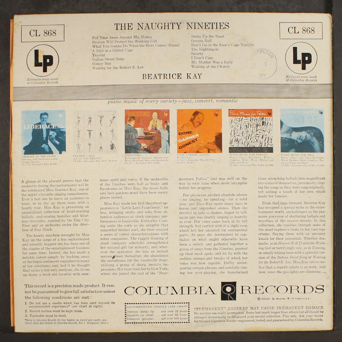 the naughty nineties by BEATRICE KAY