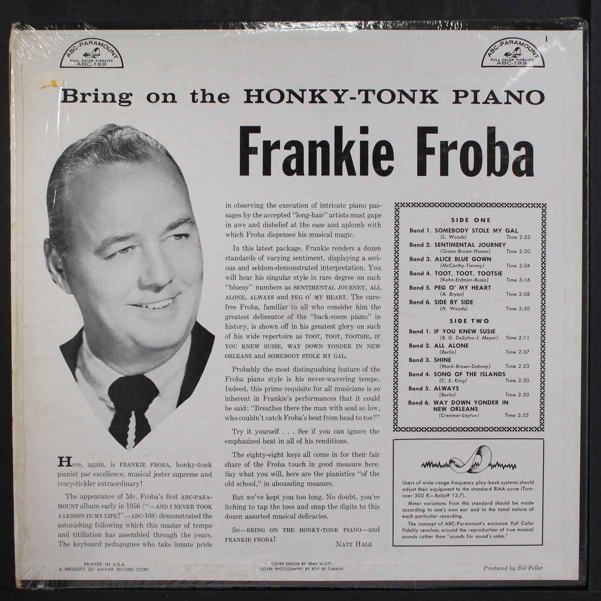 bring on the honky-tonk piano by FRANKIE FROBA