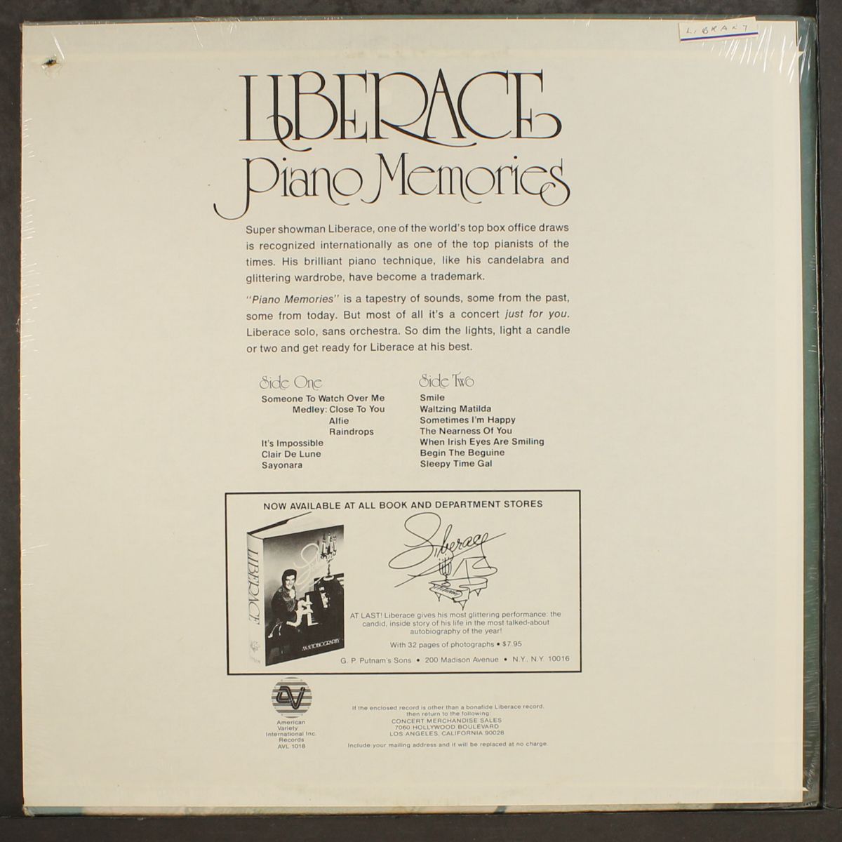 piano memories by LIBERACE