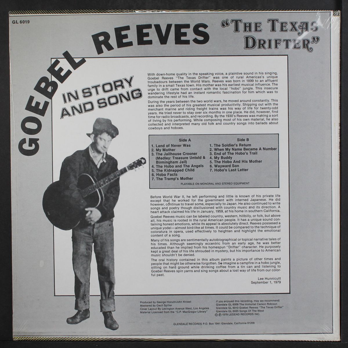 in story & song by GOEBEL REEVES