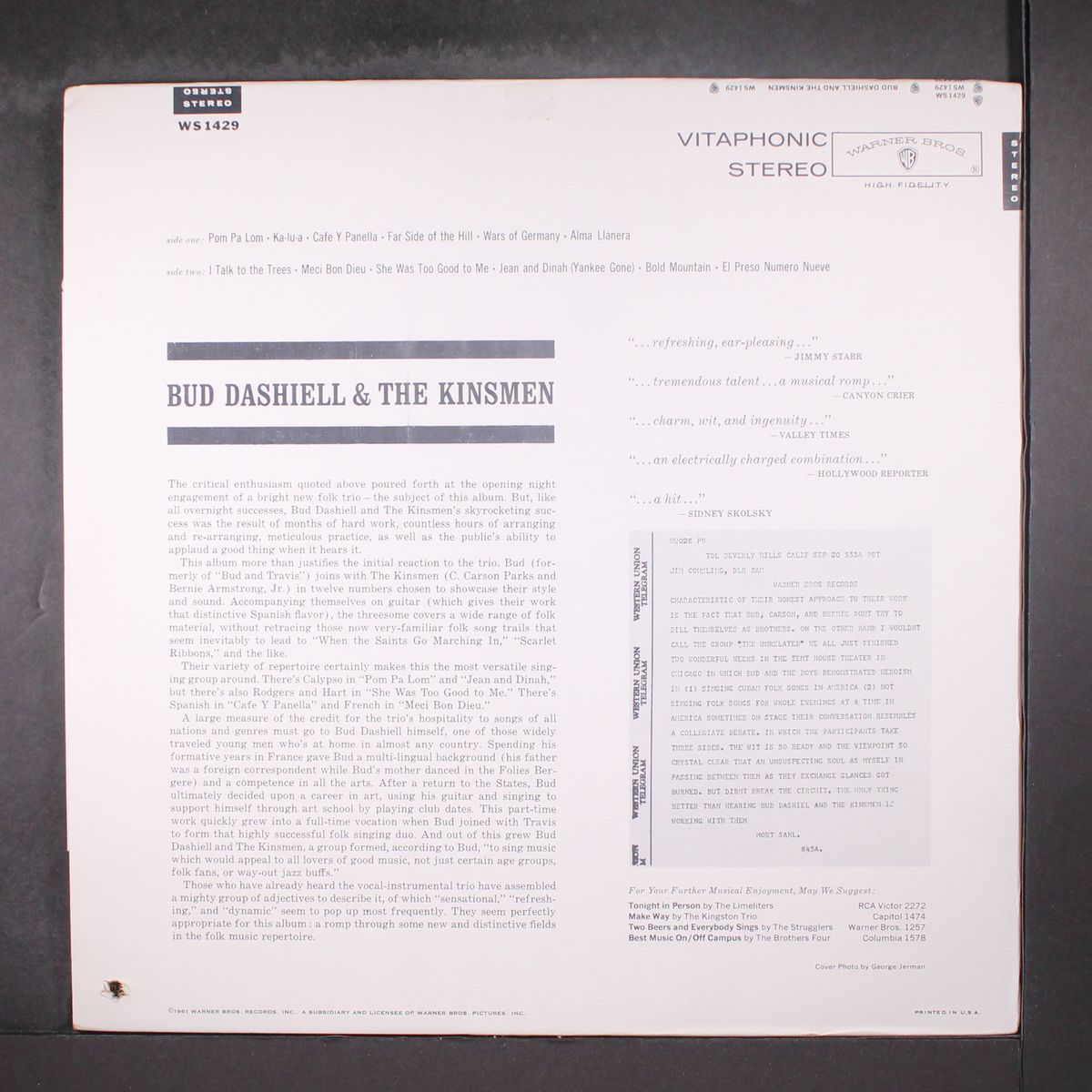 bud dashiell and the kinsmen by BUD DASHIELL & KINSMEN