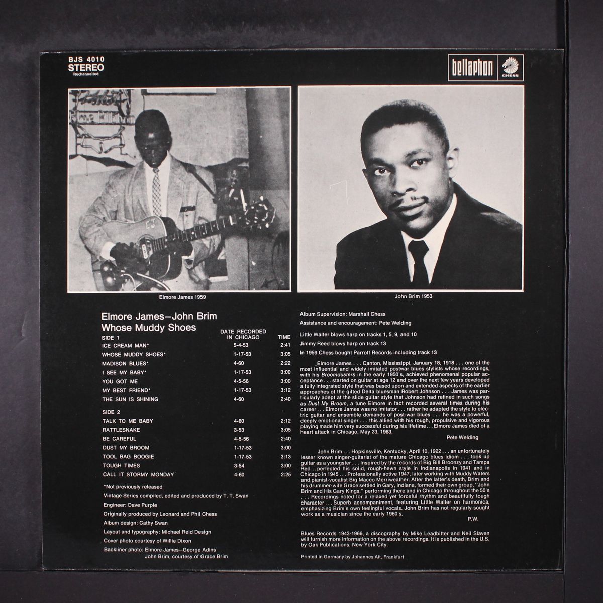 whose muddy shoes by ELMORE JAMES / JOHN BRIM