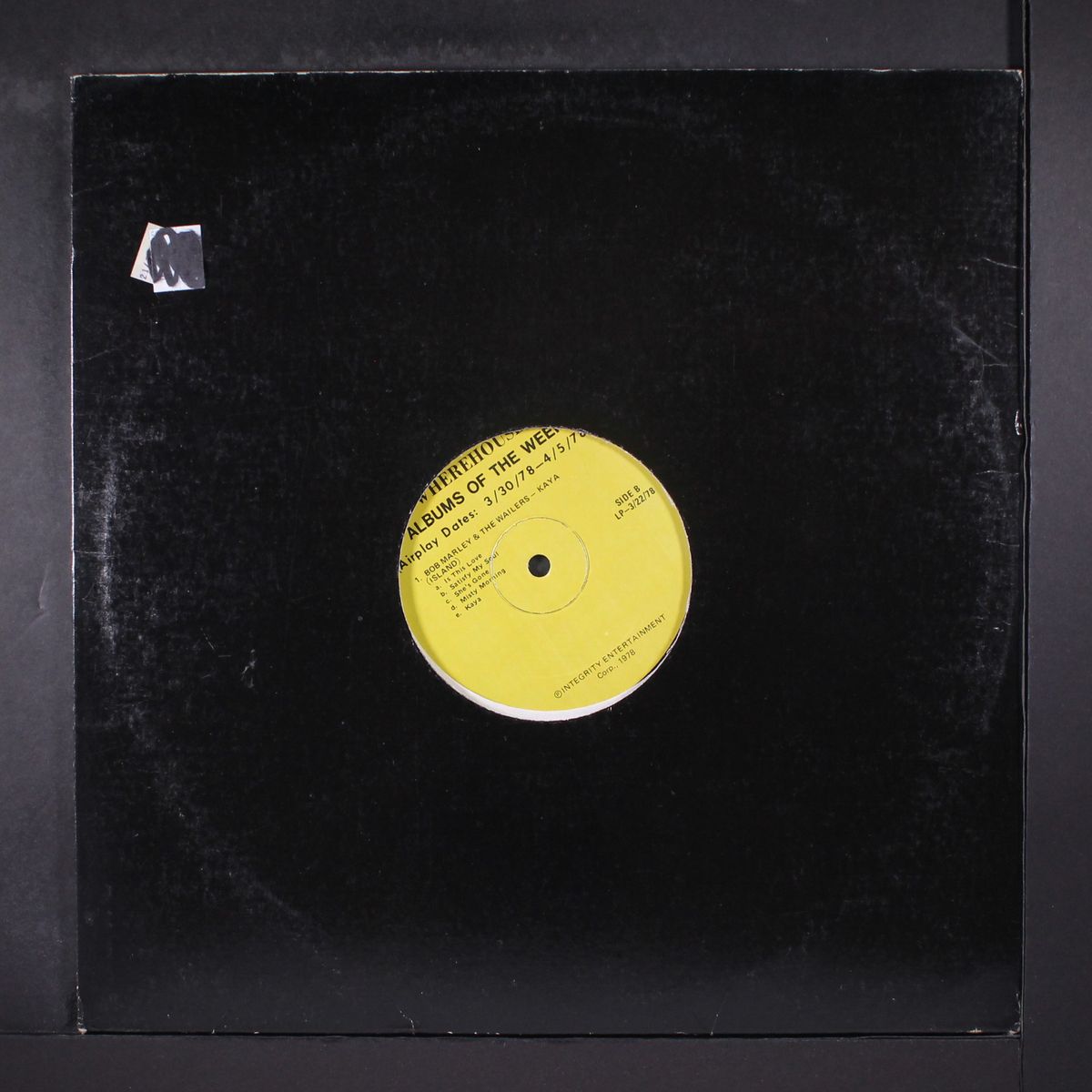 kaya (wherehouse albums of the week 3/22/78) by BOB MARLEY & WAILERS ETC.