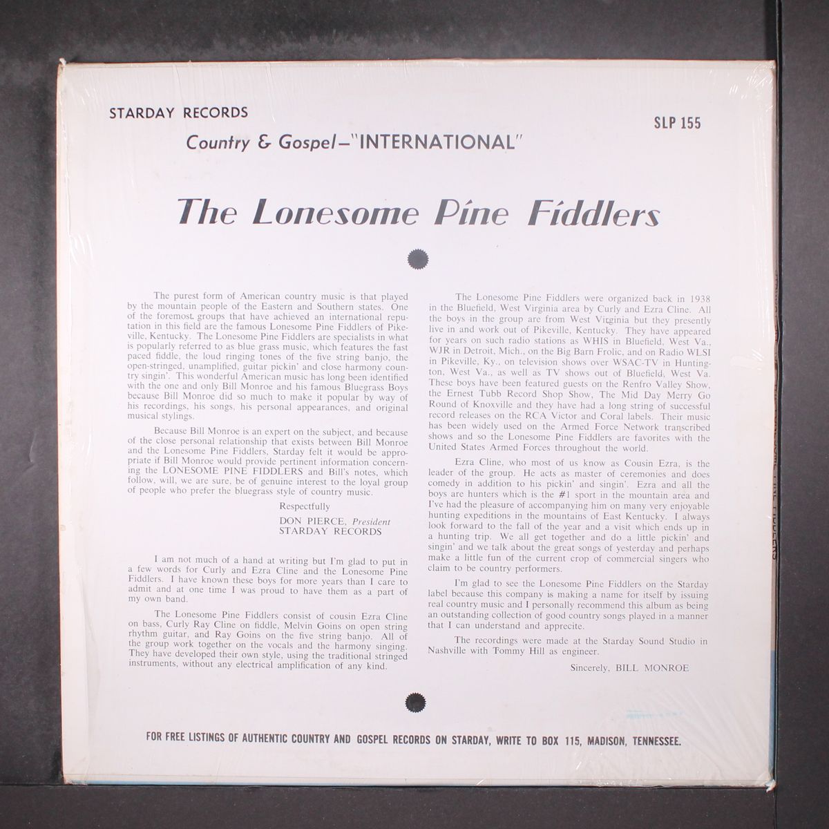 14 mountain songs by LONESOME PINE FIDDLERS