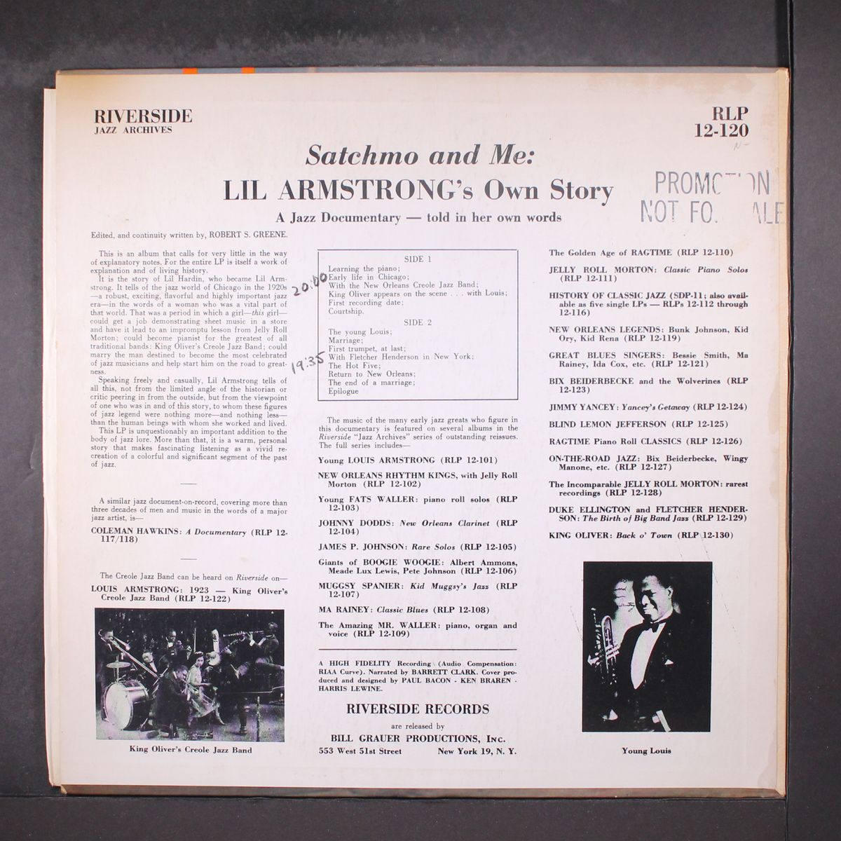 satchmo and me by LIL ARMSTRONG