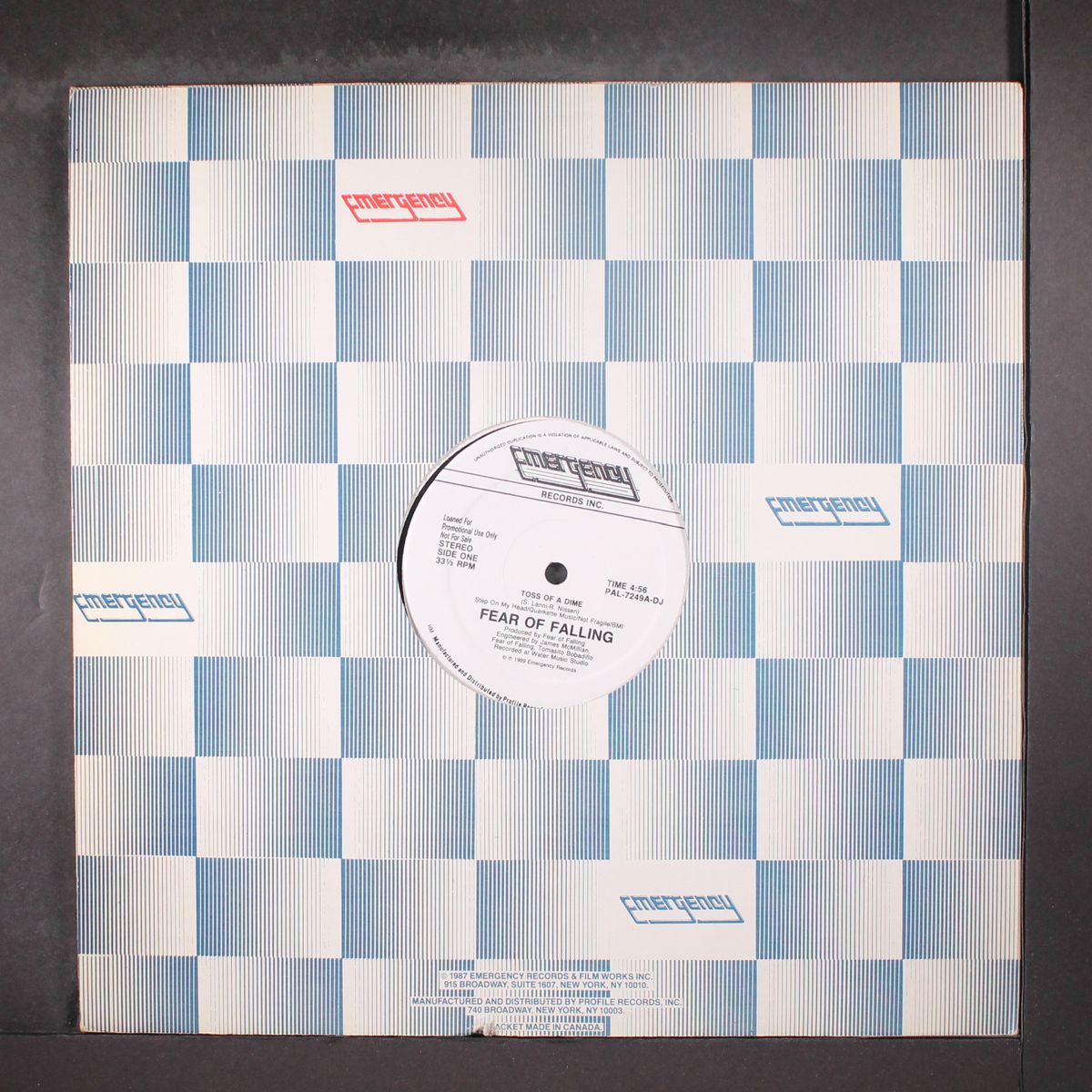 toss of a dime by FEAR OF FALLING