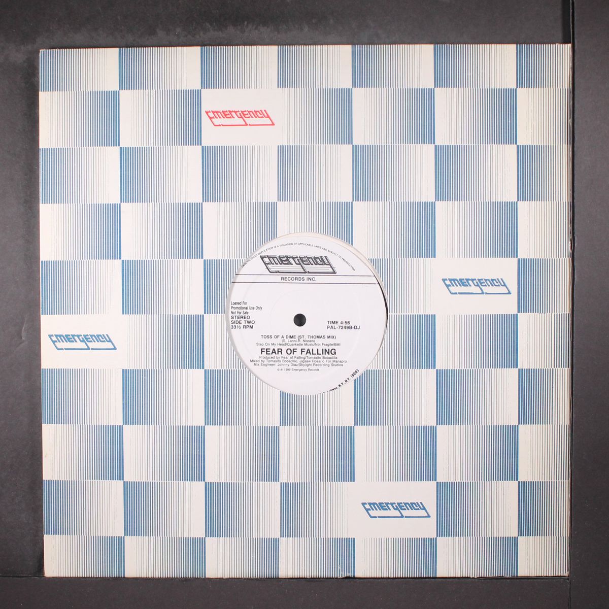 toss of a dime by FEAR OF FALLING