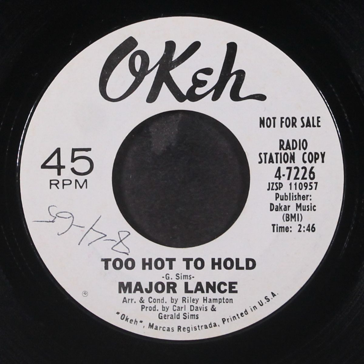 too hot to hold / dark and lonely by MAJOR LANCE