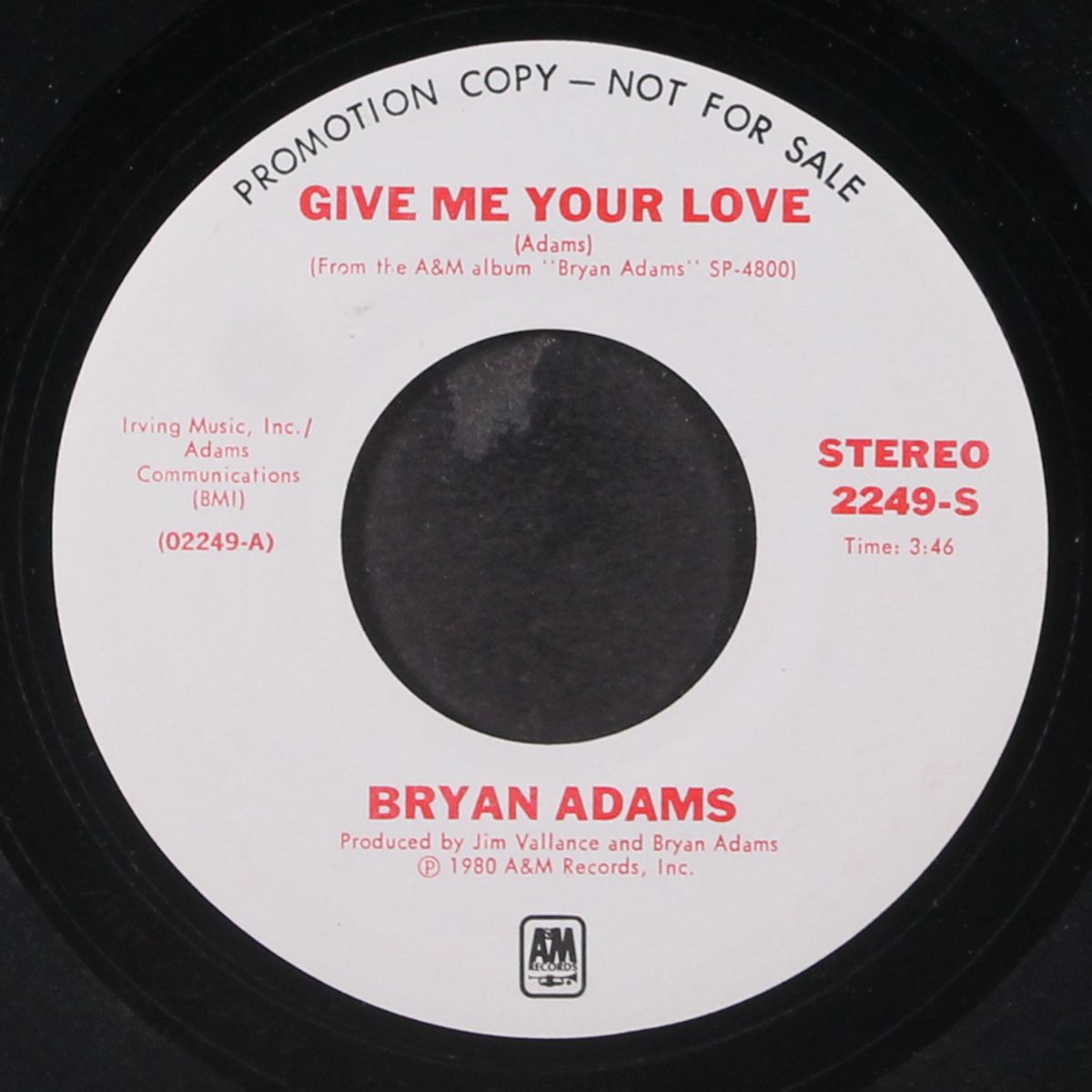 give me your love / mono by BRYAN ADAMS