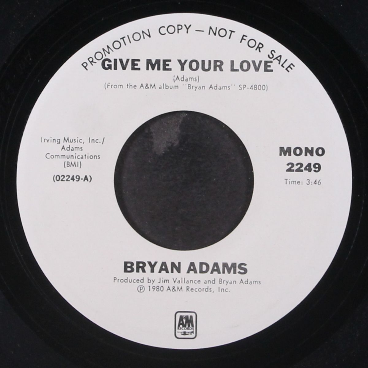 give me your love / mono by BRYAN ADAMS