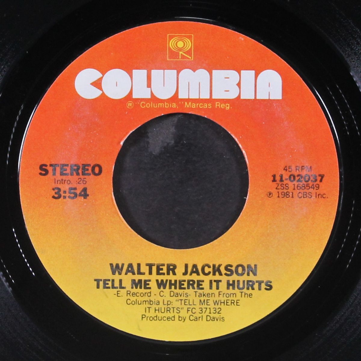 tell me where it hurts / when i see you by WALTER JACKSON