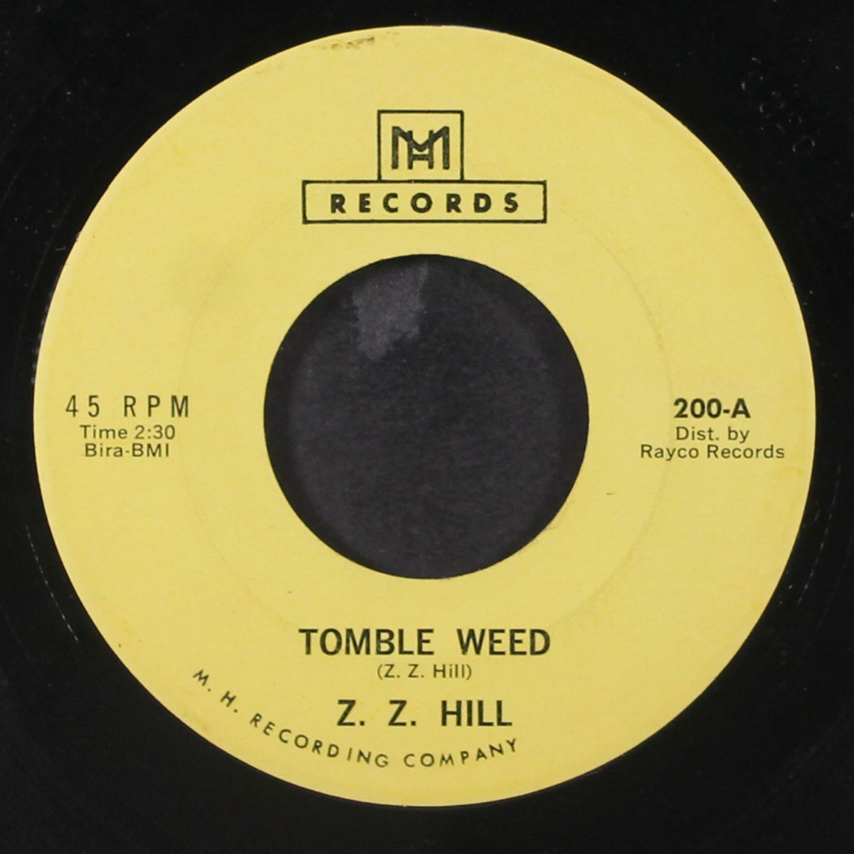 tomble weed / you were wrong by Z.Z. HILL