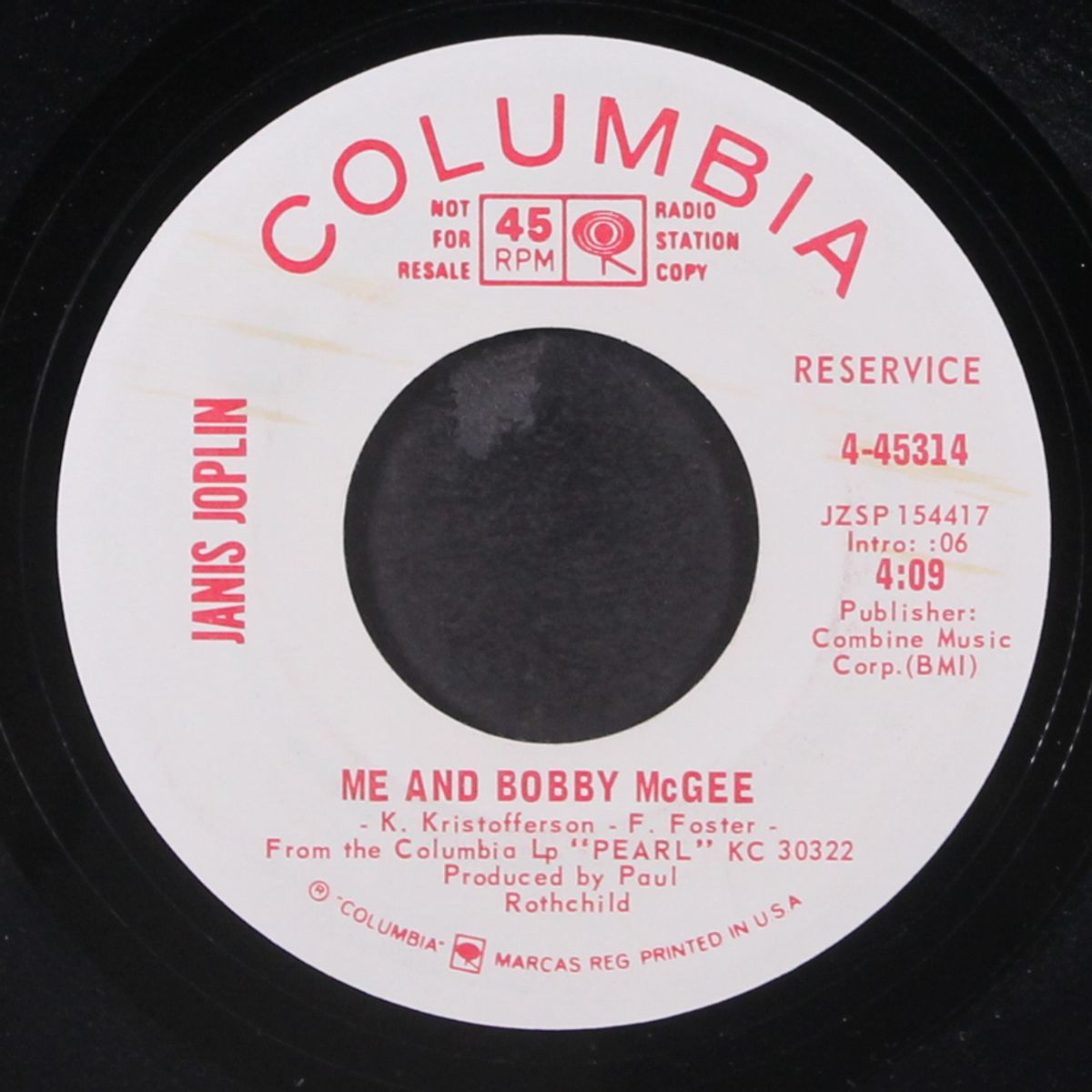me and bobby mcgee by JANIS JOPLIN