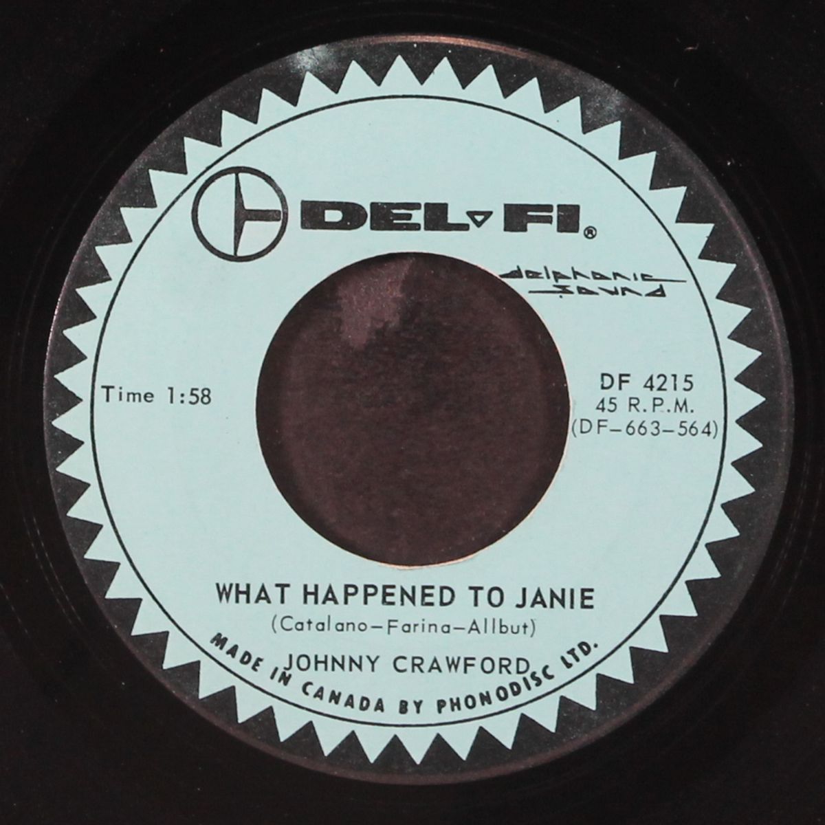 what happened to janie / petite chanson by JOHNNY CRAWFORD