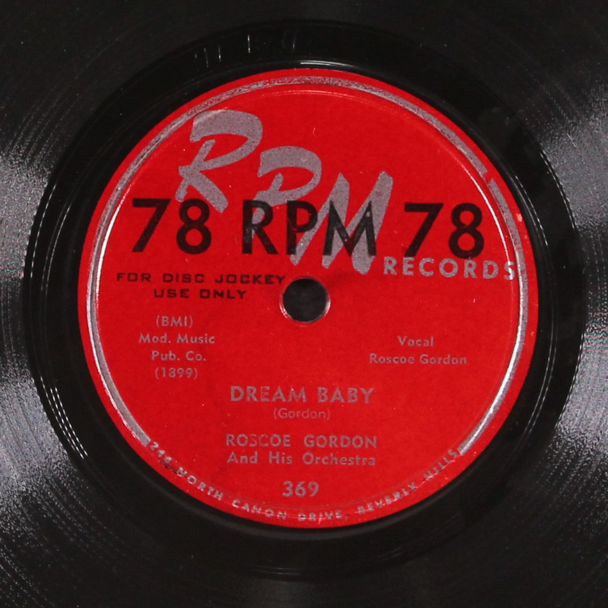 dream baby / trying by ROSCOE GORDON