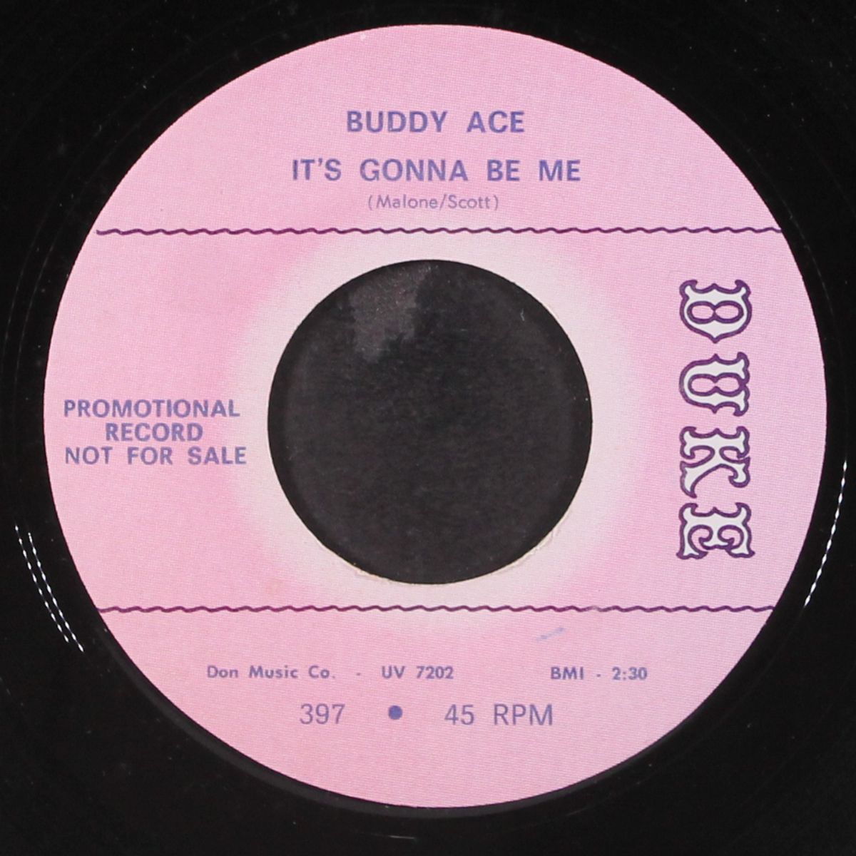it's gonna be me / nothing in the world can hurt me by BUDDY ACE