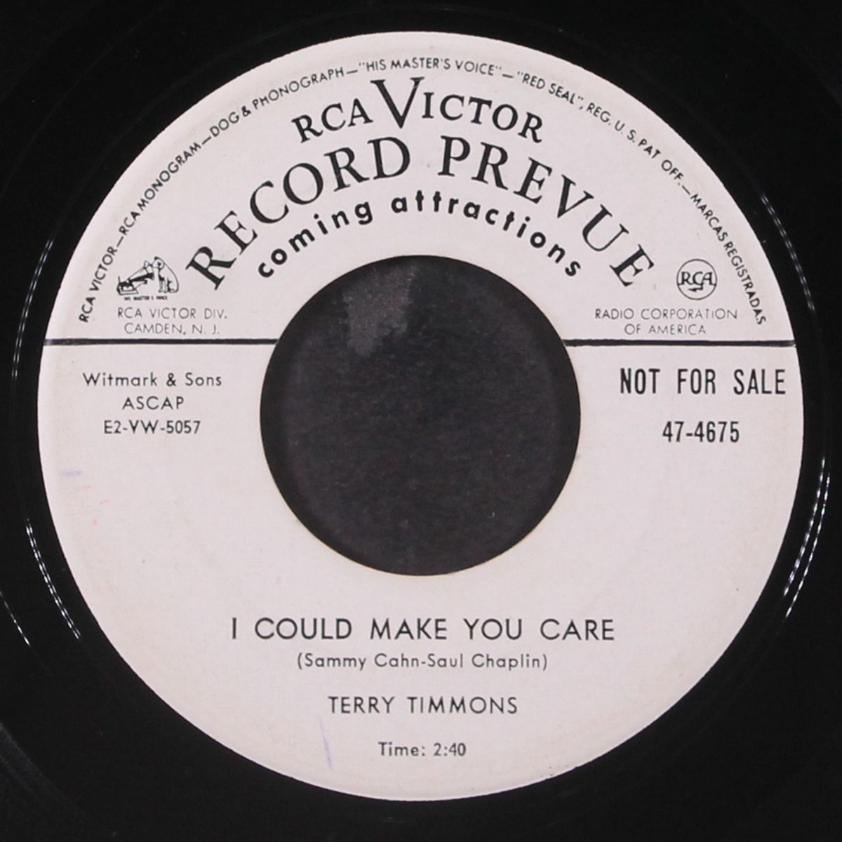 mr. low love / i could make you care by TERRY TIMMONS