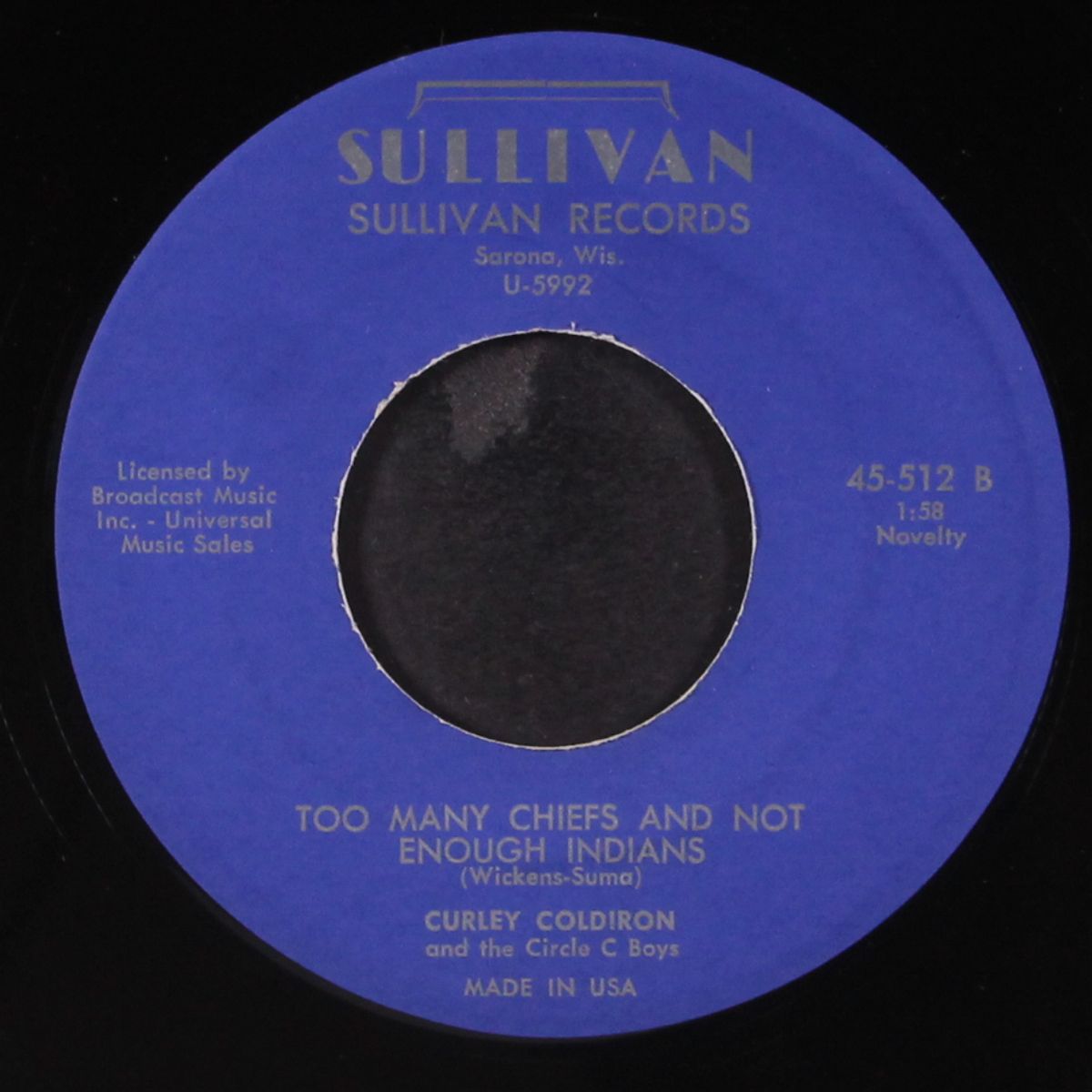 come on get up / too many chiefs and not enough indians by CURLEY COLDIRON