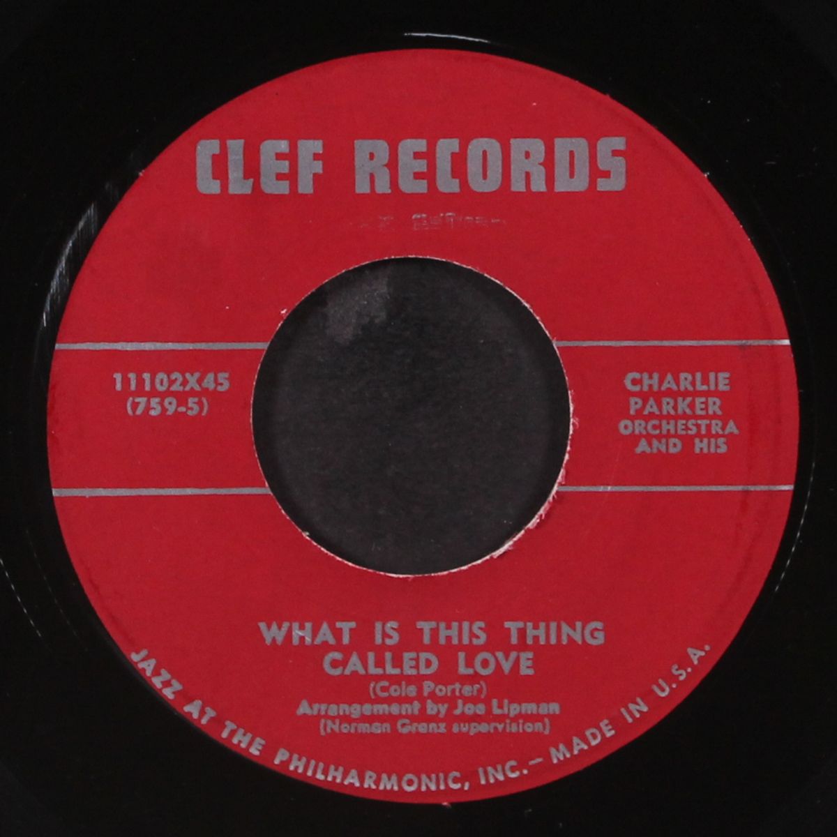 almost like being in love / this thing called love by CHARLIE PARKER