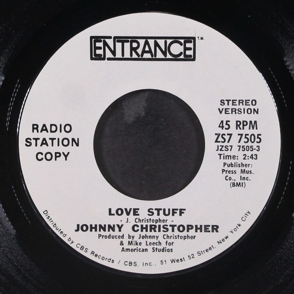 love stuff by JOHNNY CHRISTOPHER