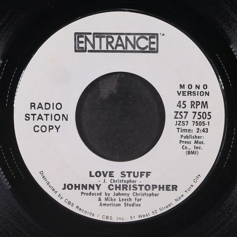 JOHNNY CHRISTOPHER