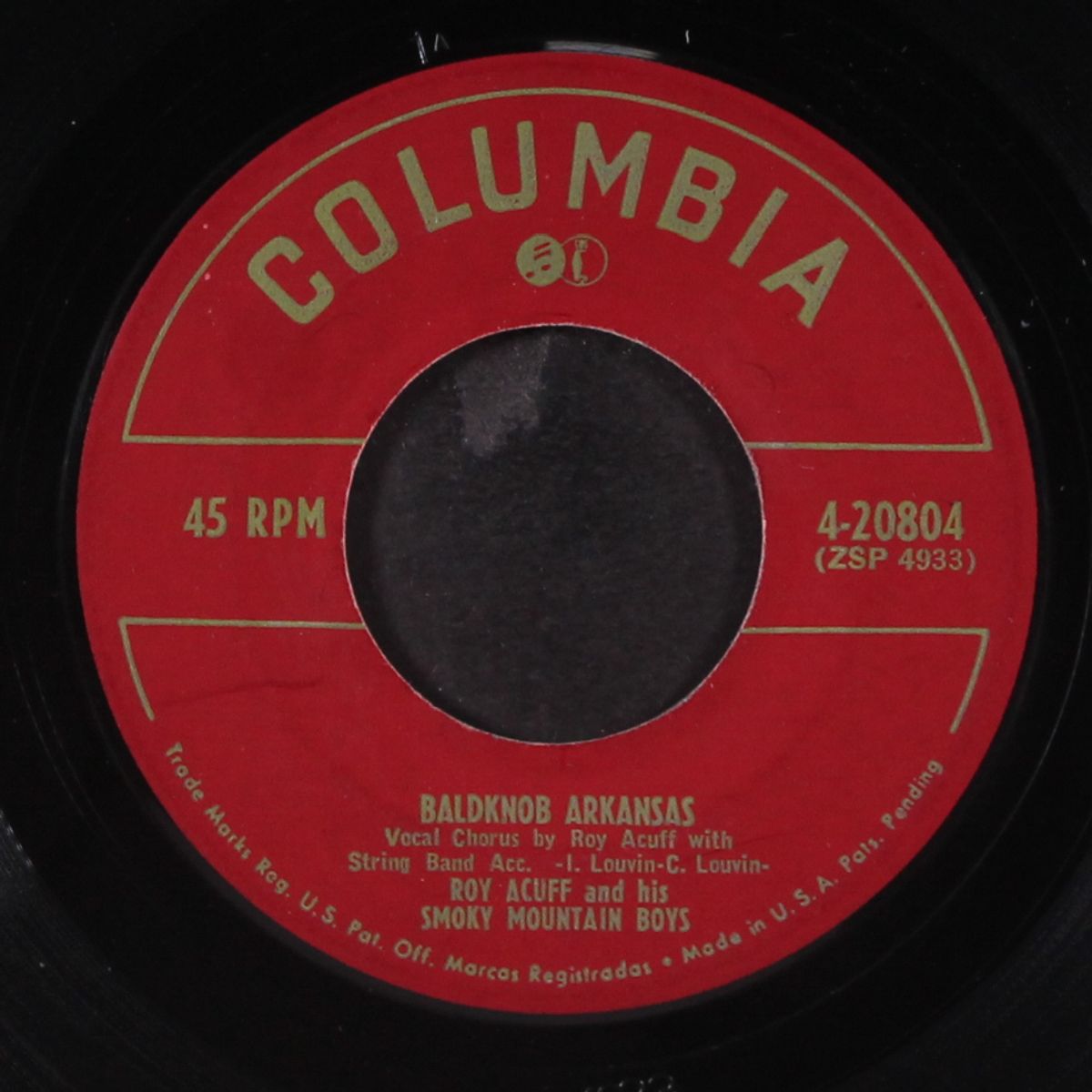 baldknob arkansas / pliney jane by ROY ACUFF