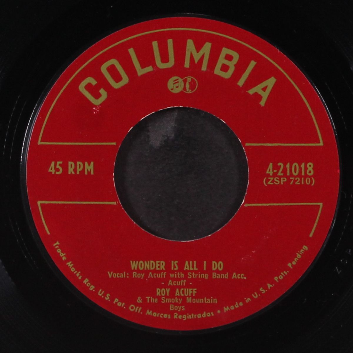 she isn't guaranteed / wonder is all i do by ROY ACUFF