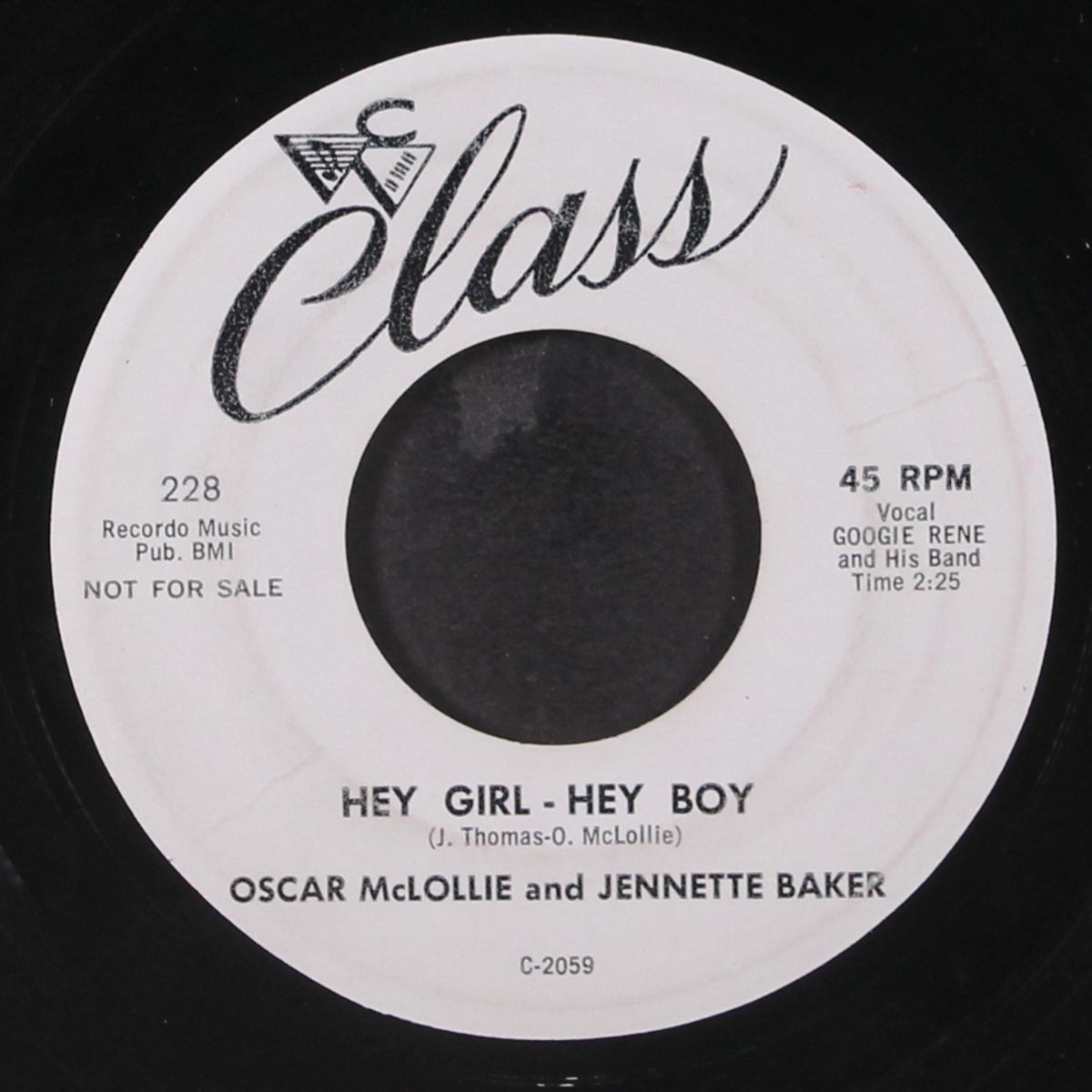hey girl - hey boy / let me know let me know by OSCAR MCLOLLIE