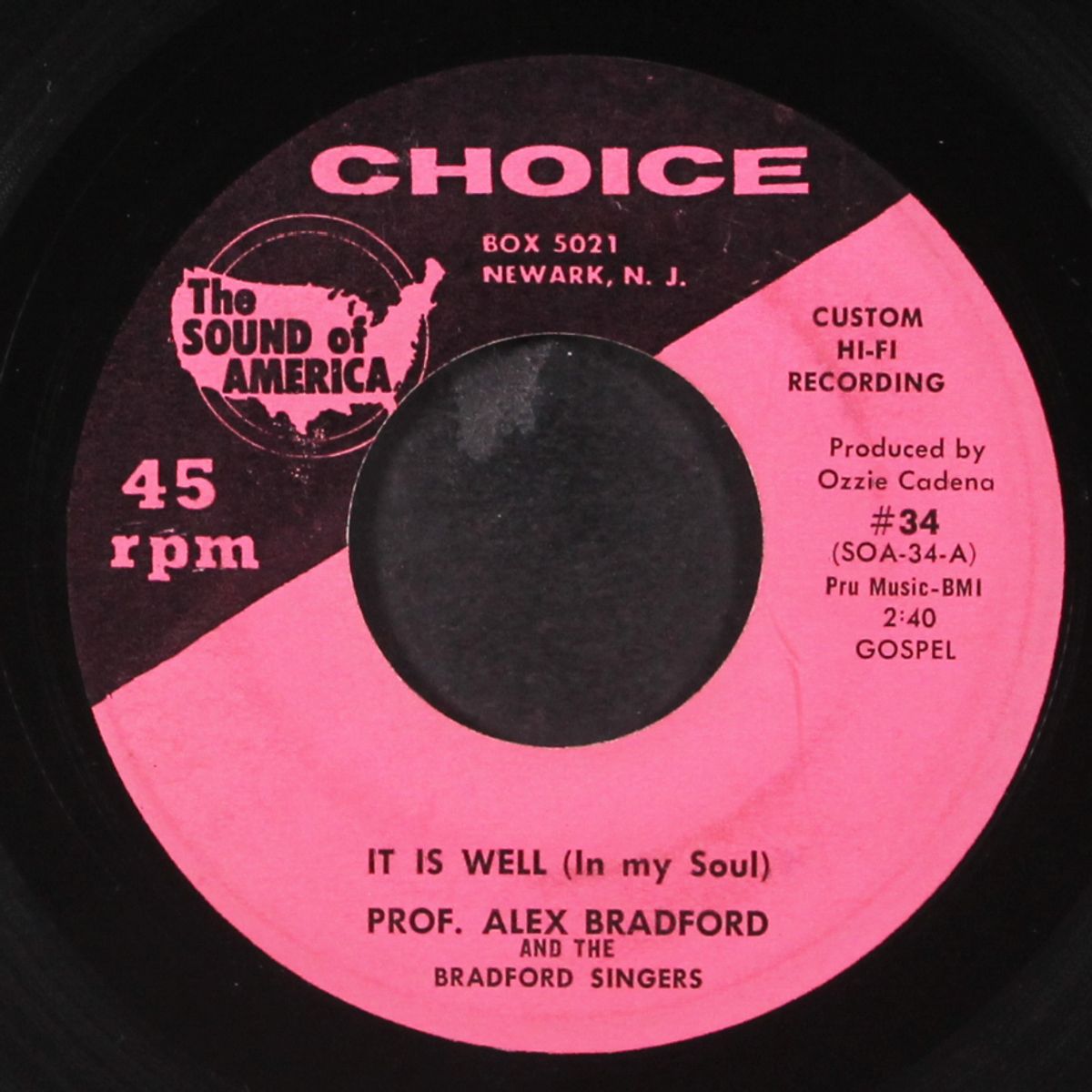 i found the answer / it is well by PROFESSOR ALEX BRADFORD