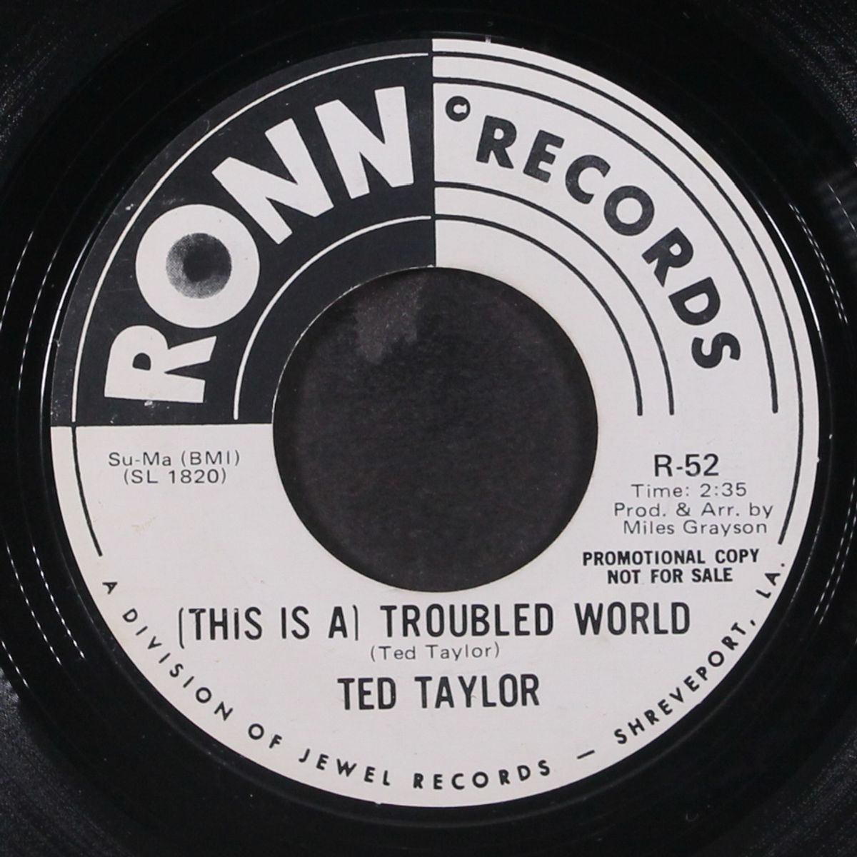 how's your life baby / troubled world by TED TAYLOR