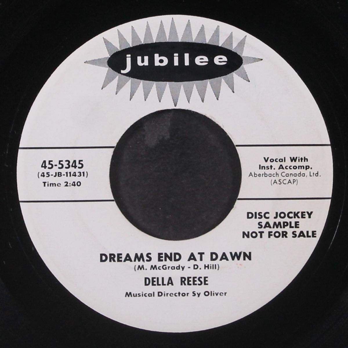 dreams end at dawn / sermonette by DELLA REESE