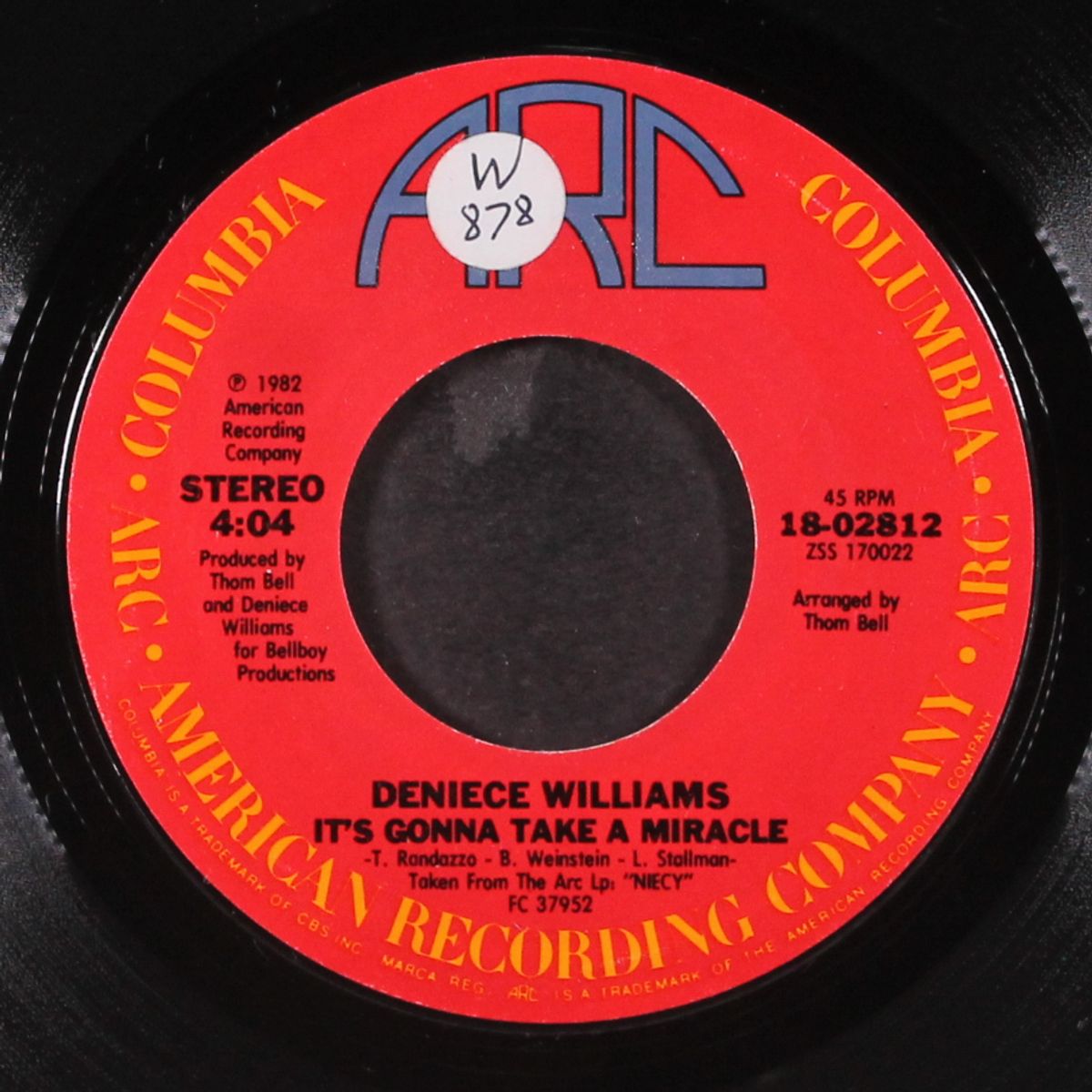 it's gonna take a miracle / a part of love by DENIECE WILLIAMS
