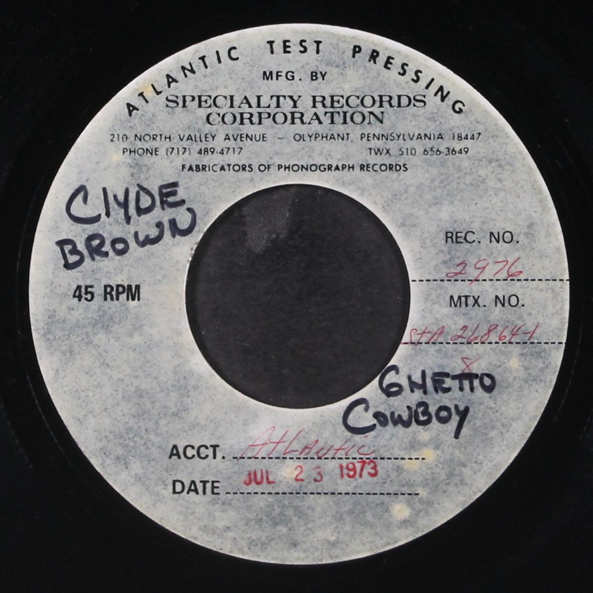 ghetto cowboy by CLYDE BROWN