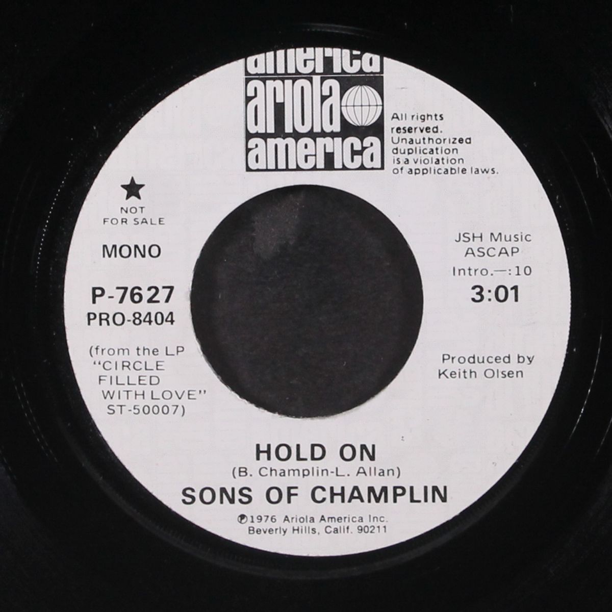 hold on by SONS OF CHAMPLIN