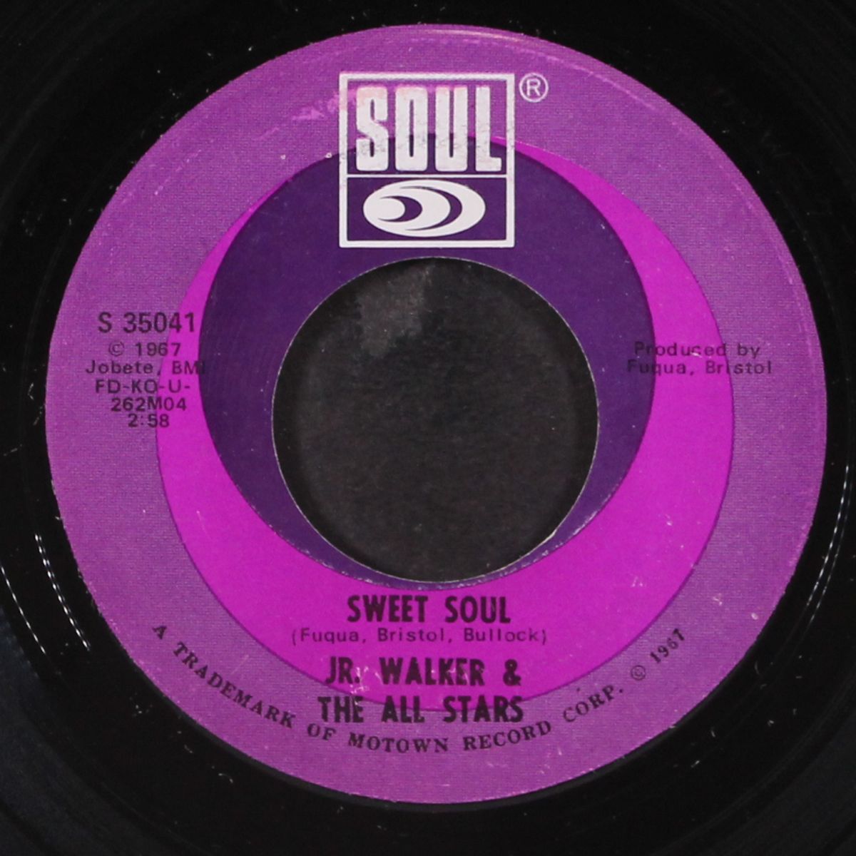 come see about me / sweet soul by JR. WALKER