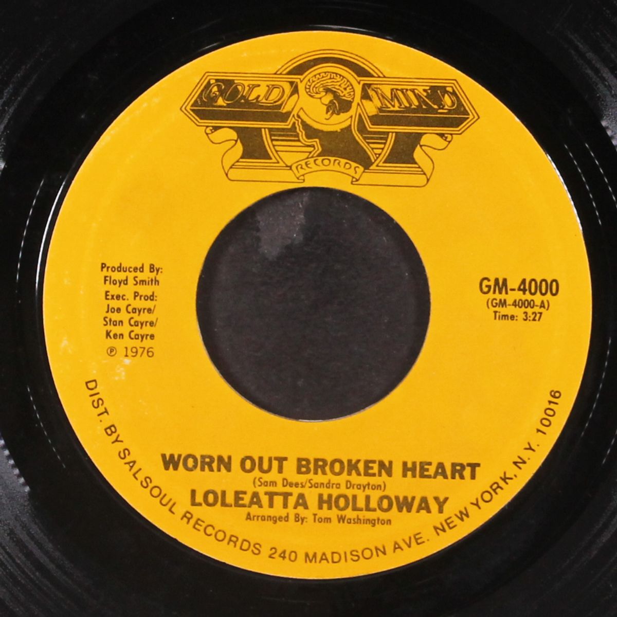 worn out broken heart / dreanin' by LOLEATTA HOLLOWAY