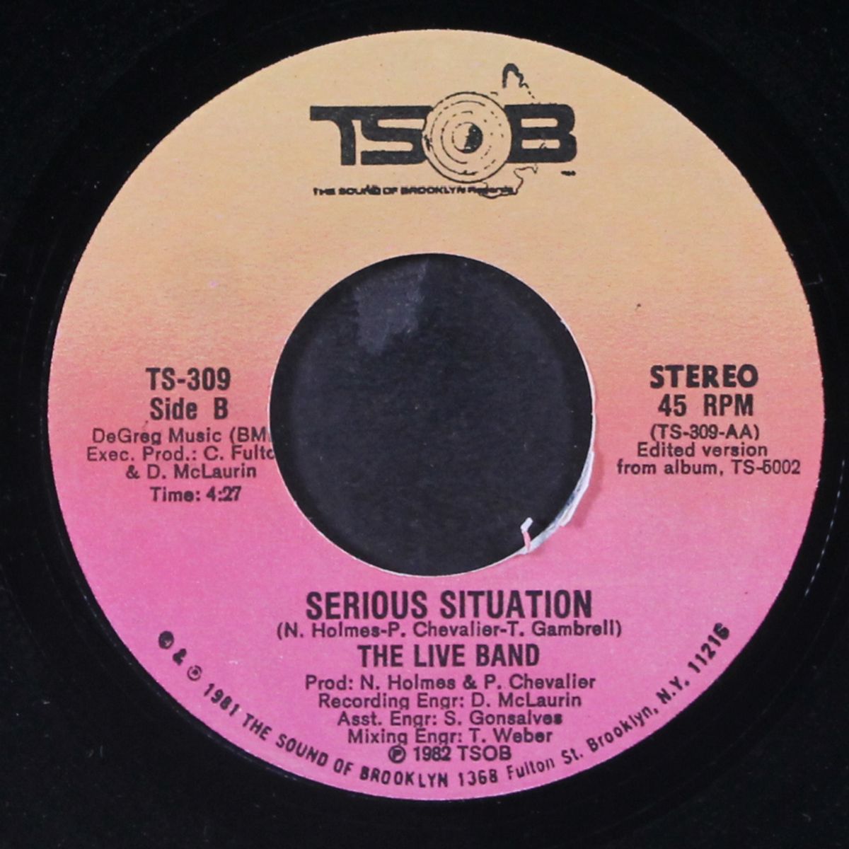 oh, how i love you / serious situation by LIVE BAND