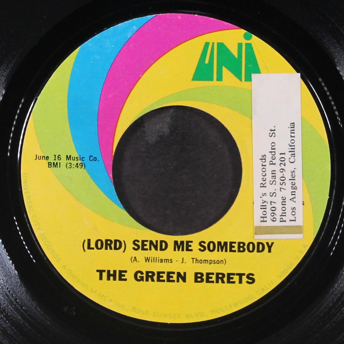 (lord) send me somebody / we must make things right by GREEN BERETS
