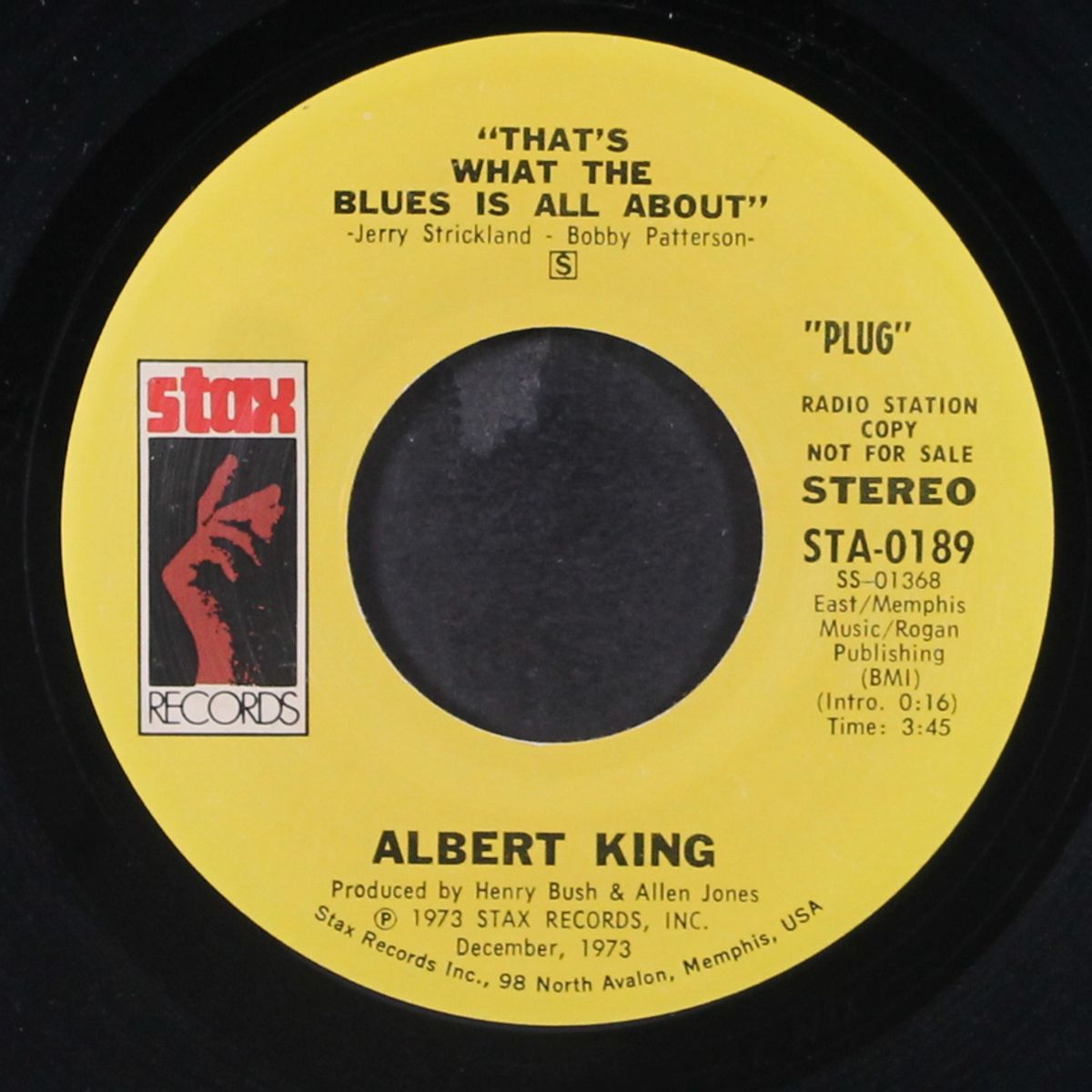 i wanna get funky / that's what the blues is all about by ALBERT KING