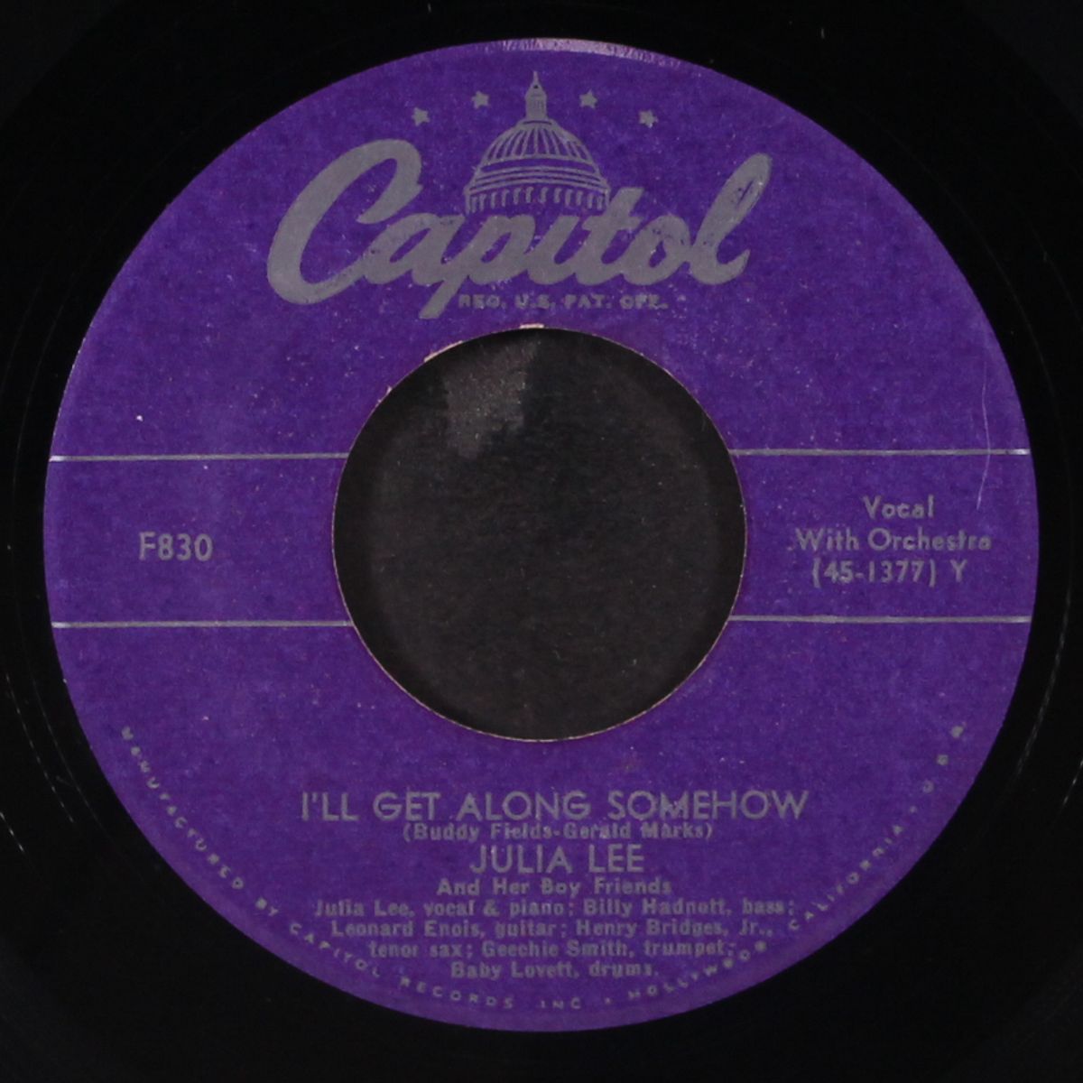 gotta gimme what'cha got / i'll get along somehow by JULIA LEE