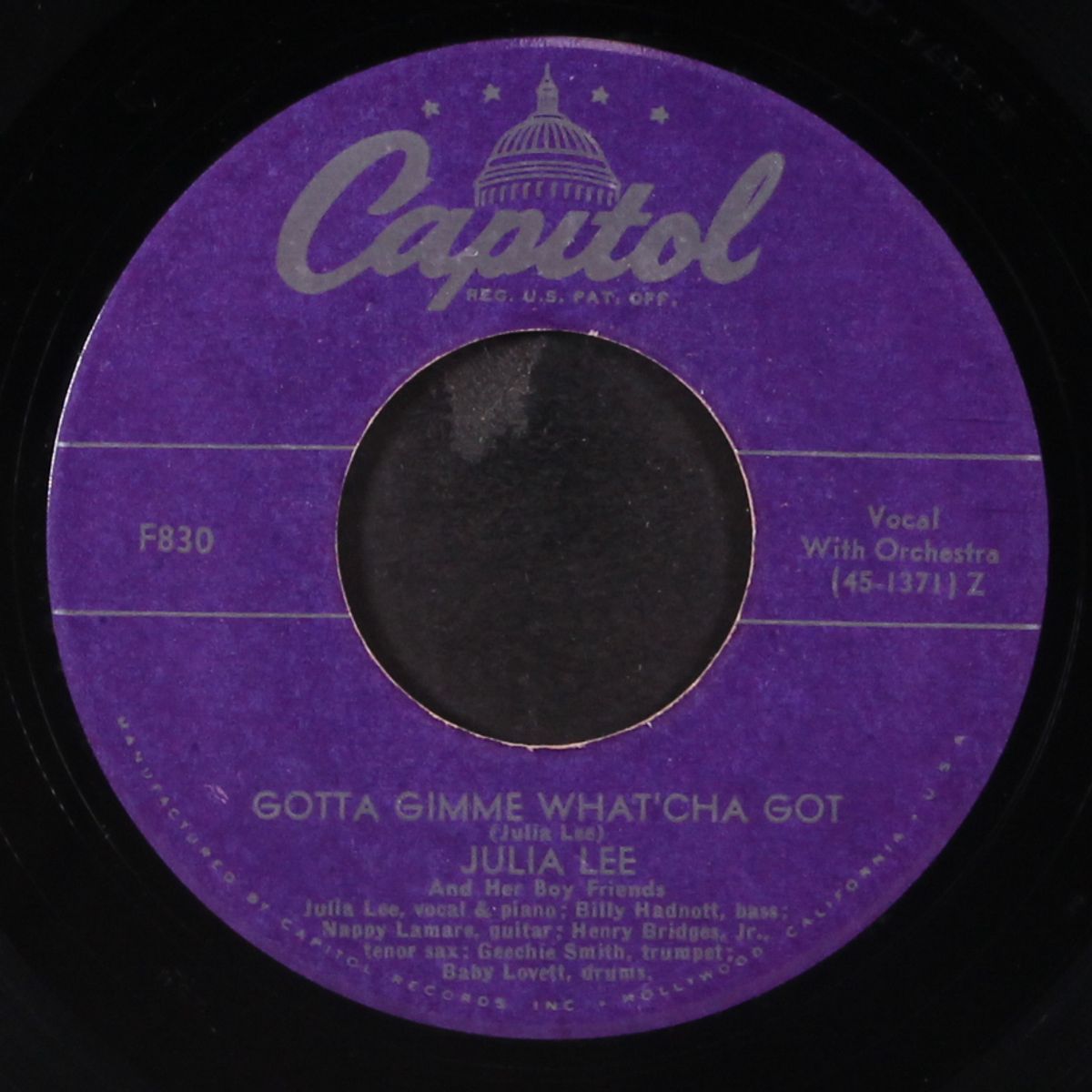 gotta gimme what'cha got / i'll get along somehow by JULIA LEE