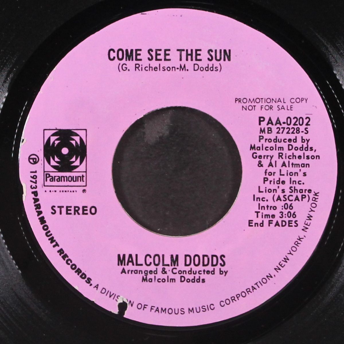 come see the sun / mono by MALCOLM DODDS