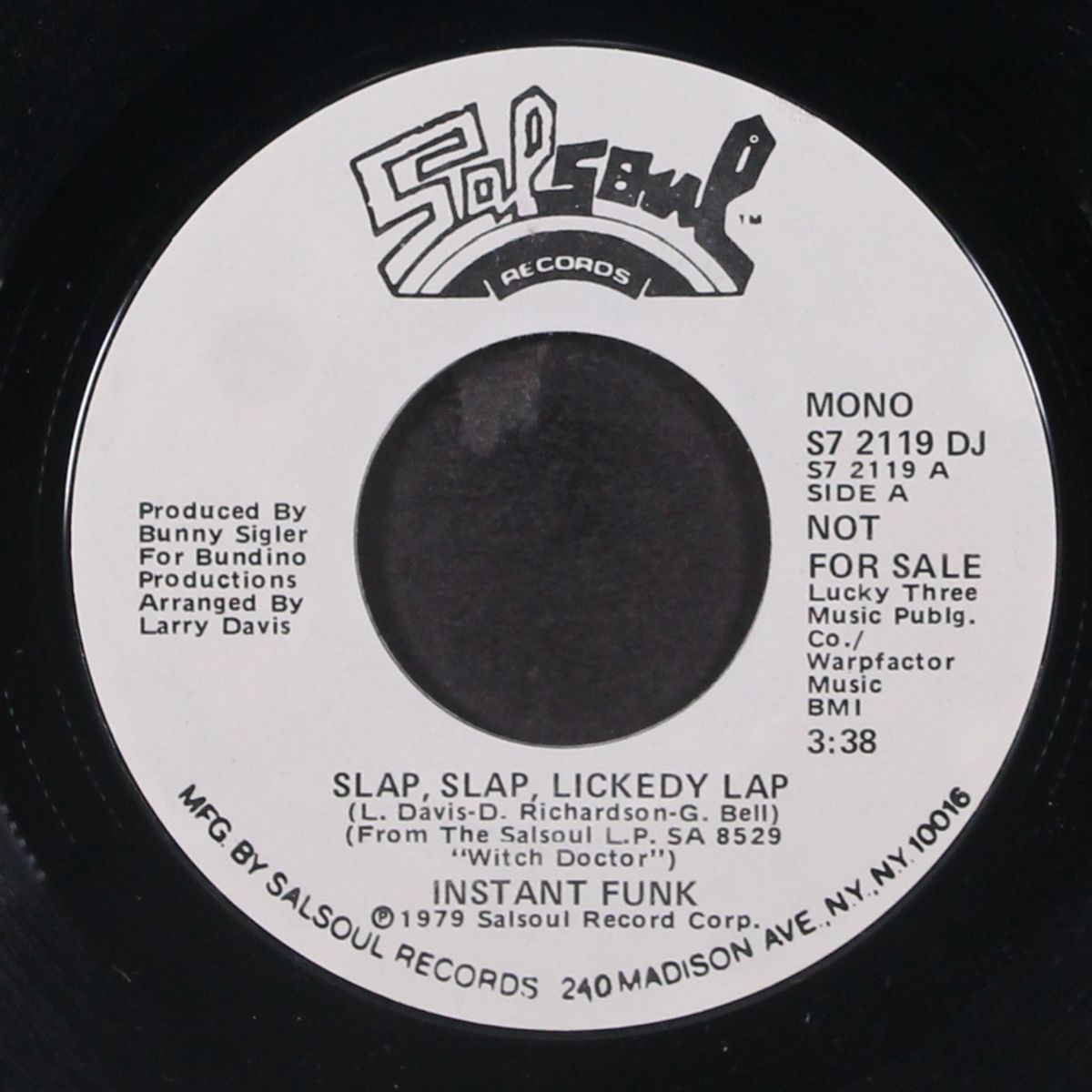 slap, slap, lickedy lap / mono by INSTANT FUNK