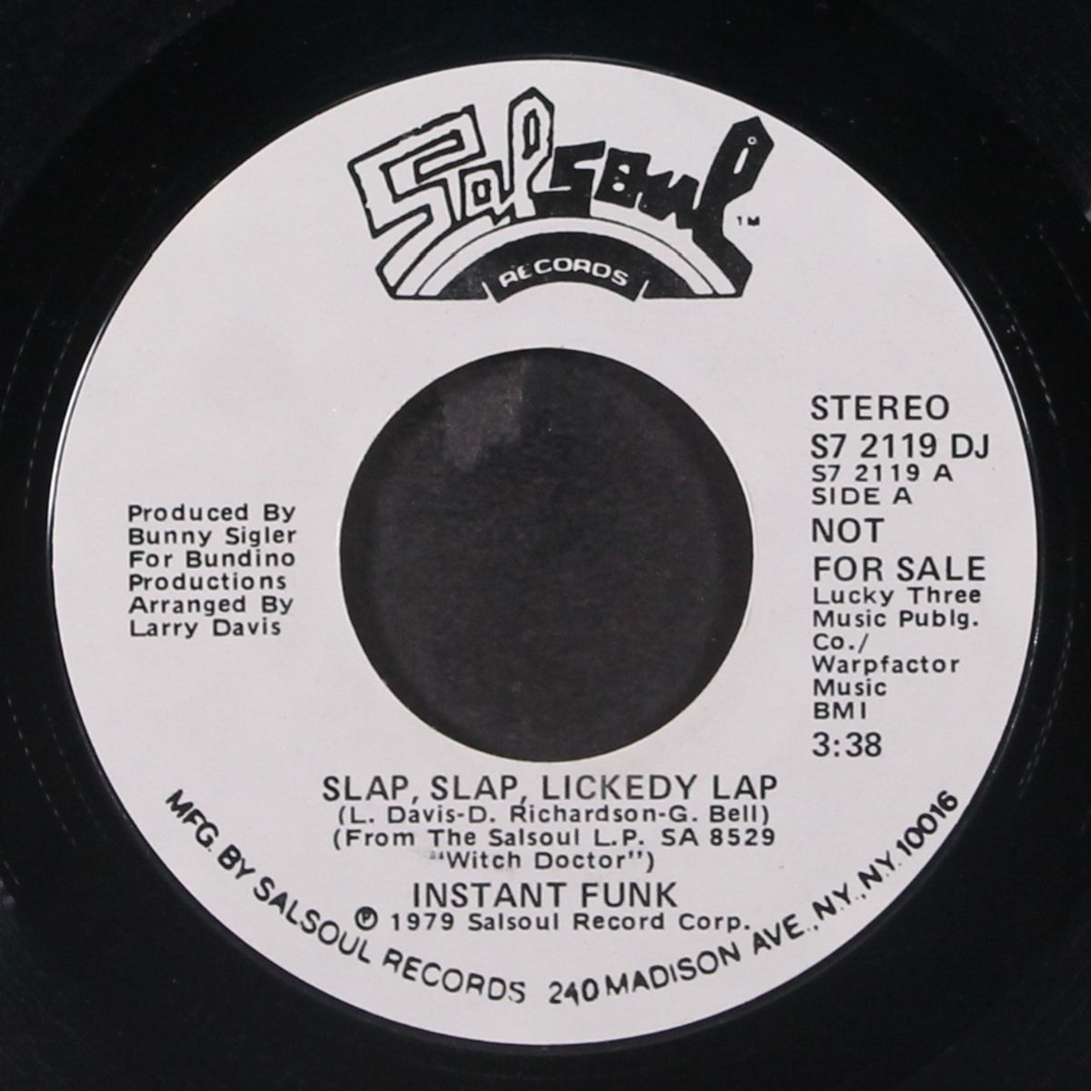 slap, slap, lickedy lap / mono by INSTANT FUNK