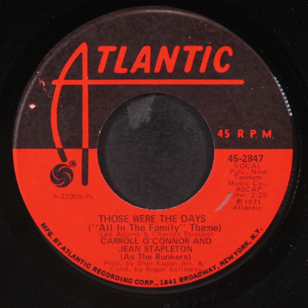 those were the days by CARROLL O'CONNOR & JEAN STAPLETON