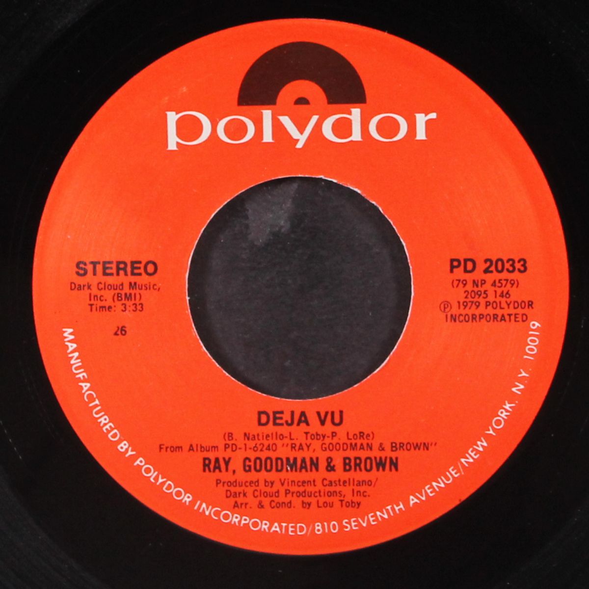 special lady / deja vu by RAY, GOODMAN & BROWN