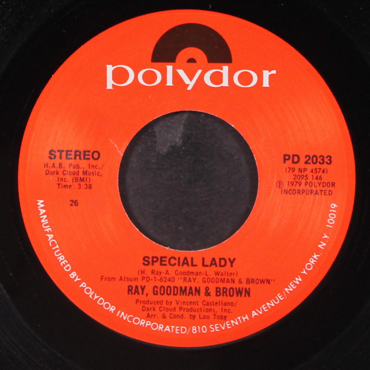 special lady / deja vu by RAY, GOODMAN & BROWN